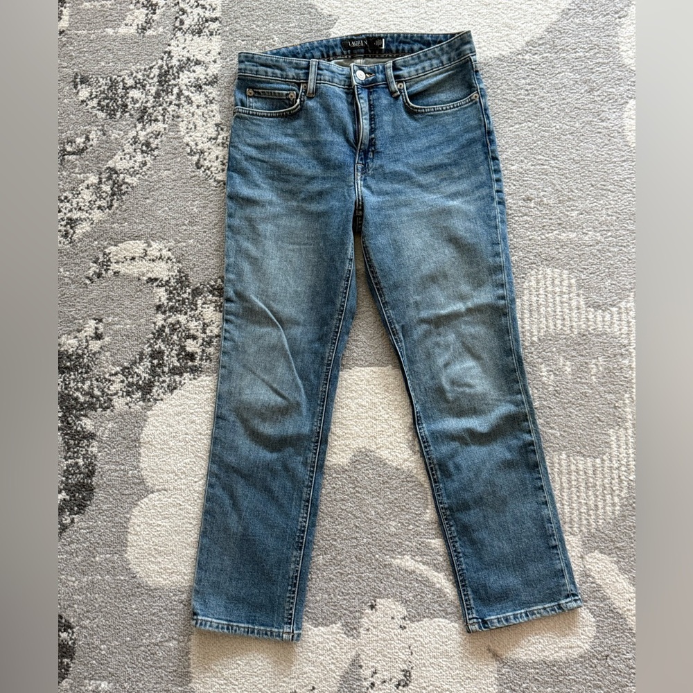 Ralph Lauren Mid-Rise Straight Jeans